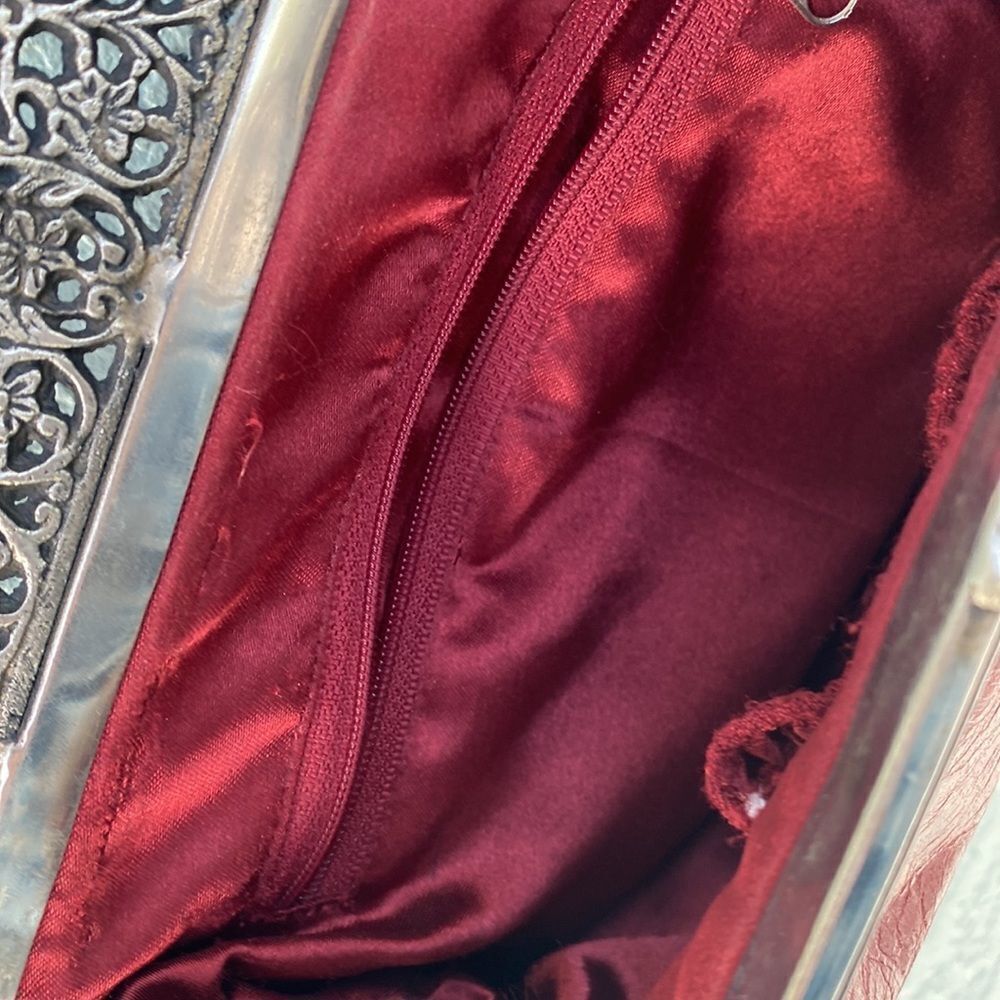 Unique Leather Beaded Purse - Picture 6 of 16
